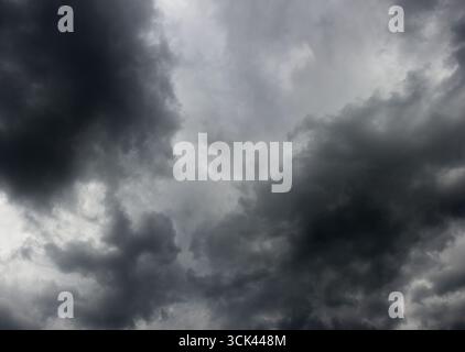 Dark Stormy Clouds Stock Photo