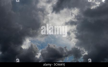 Clearing in a Stormy Sky Stock Photo
