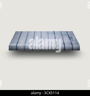 A flat surface with a textured, striped pattern in shades of blue and gray. Stock Photo