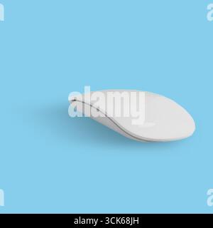 A sleek, modern computer mouse designed for ergonomic use and precise navigation. Stock Photo
