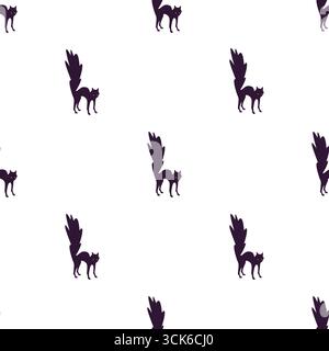 Simple seamless pattern on white background Stock Photo