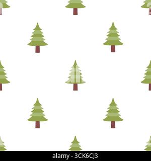Simple seamless pattern on white background Stock Photo