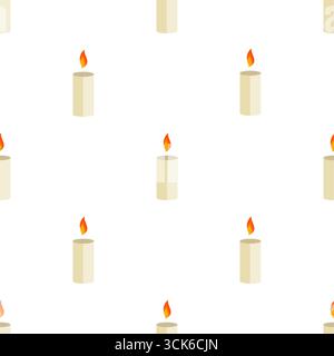 Simple seamless pattern on white background Stock Photo