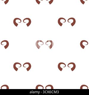 Simple seamless pattern on white background Stock Photo