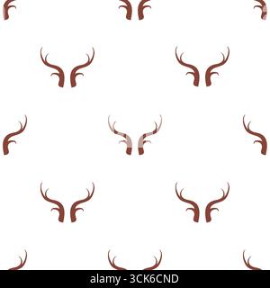 Simple seamless pattern on white background Stock Photo