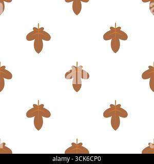 Simple seamless pattern on white background Stock Photo