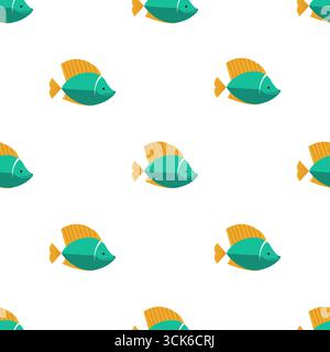 Simple seamless pattern on white background Stock Photo
