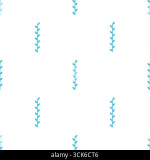 Simple seamless pattern on white background Stock Photo