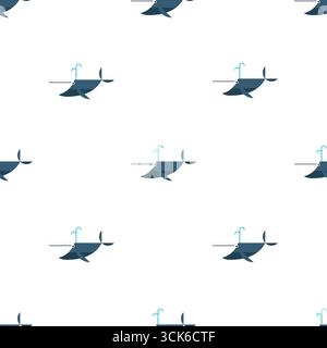 Simple seamless pattern on white background Stock Photo