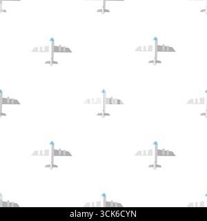 Simple seamless pattern on white background Stock Photo