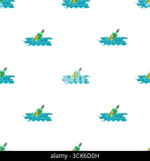 Simple seamless pattern on white background Stock Photo