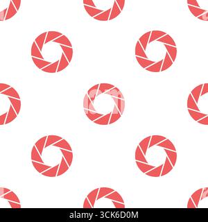 Simple seamless pattern on white background Stock Photo