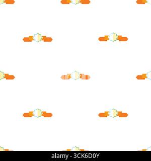 Simple seamless pattern on white background Stock Photo