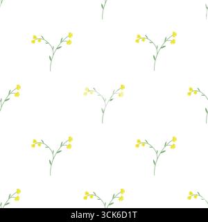 Simple seamless pattern on white background Stock Photo