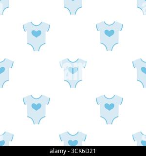 Simple seamless pattern on white background Stock Photo