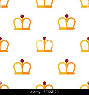 Simple seamless pattern on white background Stock Photo