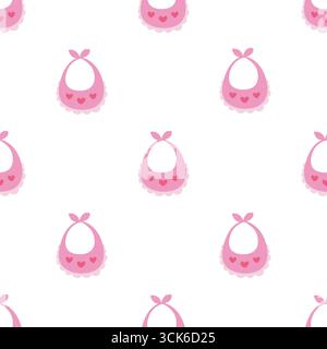 Simple seamless pattern on white background Stock Photo
