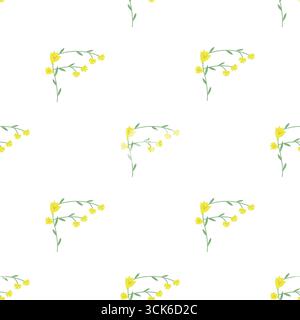 Simple seamless pattern on white background Stock Photo