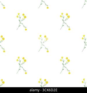 Simple seamless pattern on white background Stock Photo