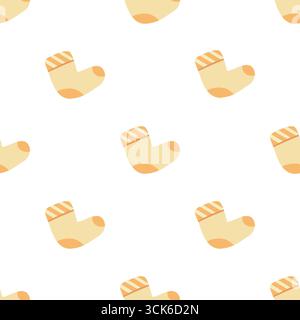 Simple seamless pattern on white background Stock Photo