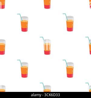 Simple seamless pattern on white background Stock Photo