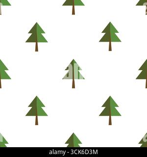Simple seamless pattern on white background Stock Photo