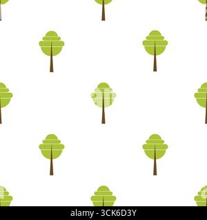 Simple seamless pattern on white background Stock Photo