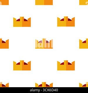 Simple seamless pattern on white background Stock Photo
