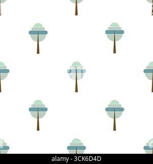 Simple seamless pattern on white background Stock Photo