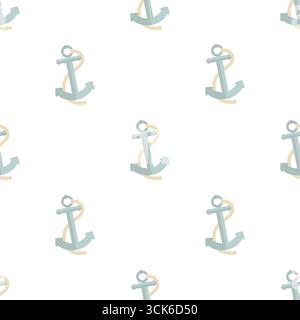 Simple seamless pattern on white background Stock Photo