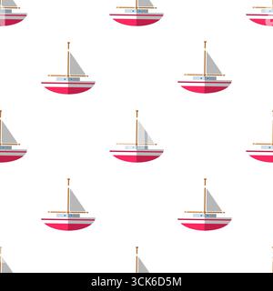 Simple seamless pattern on white background Stock Photo