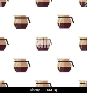 Simple seamless pattern on white background Stock Photo