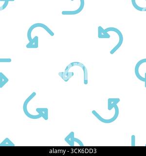 Simple seamless pattern on white background Stock Photo