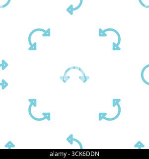 Simple seamless pattern on white background Stock Photo