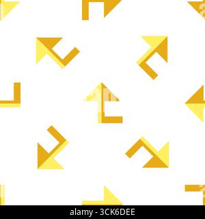 Simple seamless pattern on white background Stock Photo