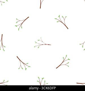 Simple seamless pattern on white background Stock Photo