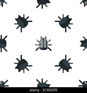 Simple seamless pattern on white background Stock Photo