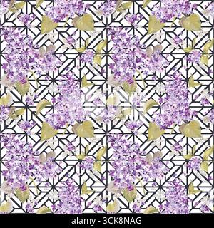 Seamless pattern with ordinary style Stock Vector