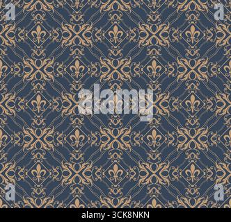 Seamless pattern with ordinary style Stock Vector