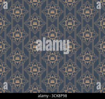 Seamless pattern with ordinary style Stock Vector