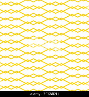 Golden chevron pattern lines ripple across a white canvas Stock Vector