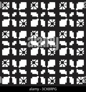 Seamless pattern with ordinary style Stock Vector