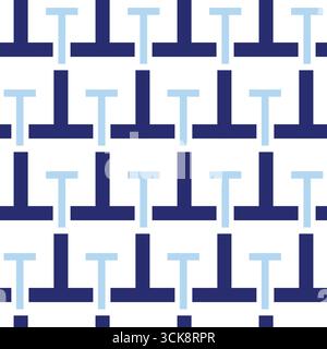 Seamless pattern with ordinary style Stock Vector