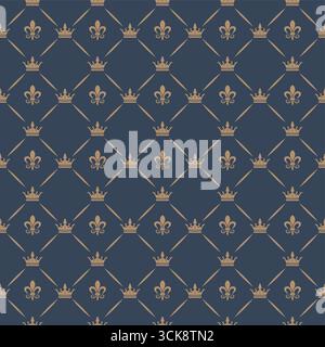 Seamless pattern with ordinary style Stock Vector