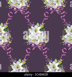 Seamless pattern with ordinary style Stock Vector