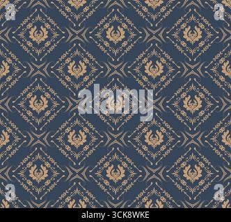 Seamless pattern with ordinary style Stock Vector