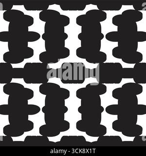 Seamless pattern with ordinary style Stock Vector