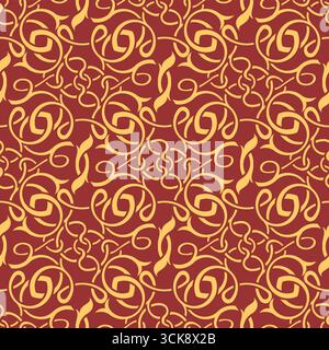 Seamless pattern with ordinary style Stock Vector