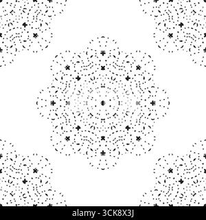 Seamless pattern with ordinary style Stock Vector