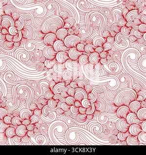 Seamless pattern with ordinary style Stock Vector